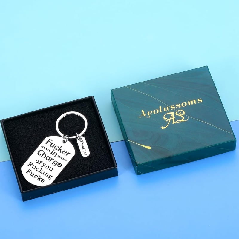 Funny Keychain Gift for Boss - Halloween & Boss's Day