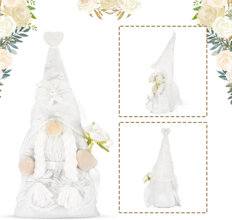 Newlywed Engagement Plush Gnomes - Wedding Gift for Couples