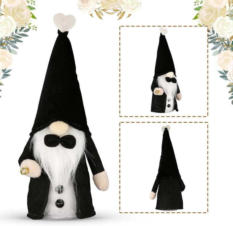 Newlywed Engagement Plush Gnomes - Wedding Gift for Couples