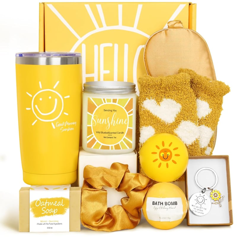 10pcs Cheer Up Gift Basket for Women's Birthdays