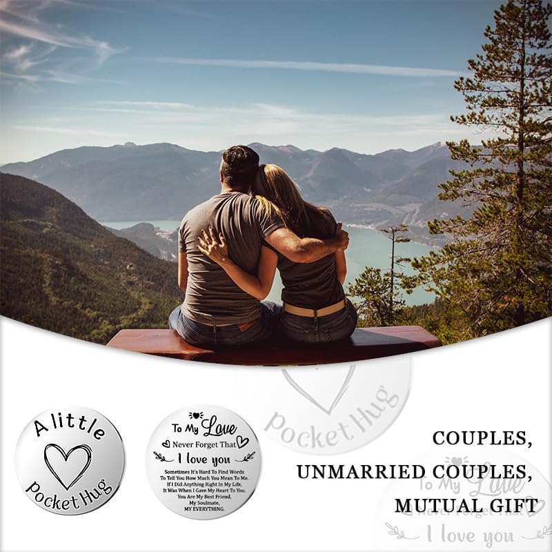 Inspirational Pocket Hug Token for Him/Her Birthday Gift