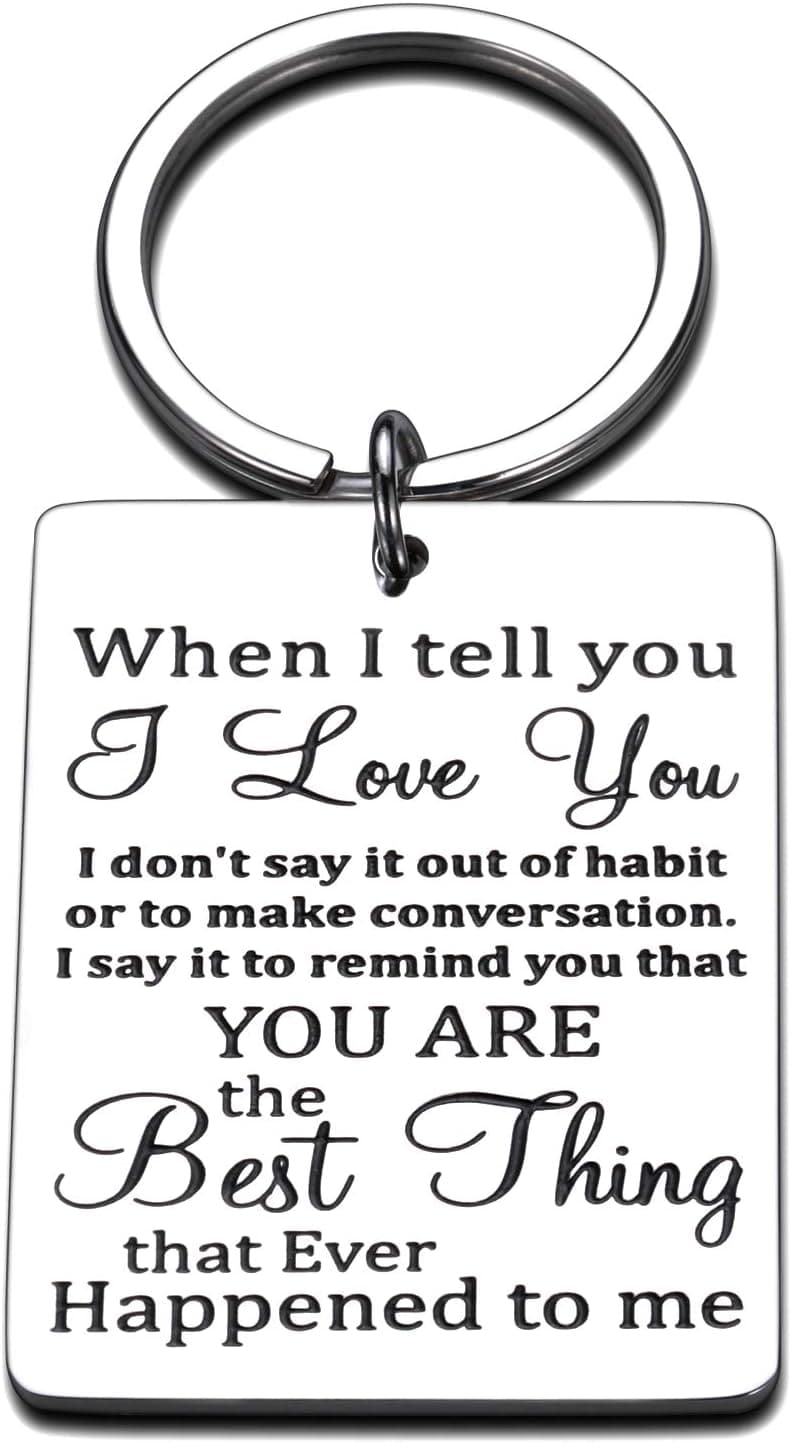 Valentine's Day Keychain Gift for Couples - 