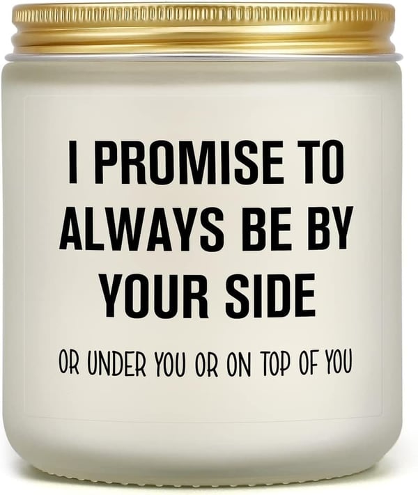 I Love You Lavender Candle - Romantic Gift for Couples