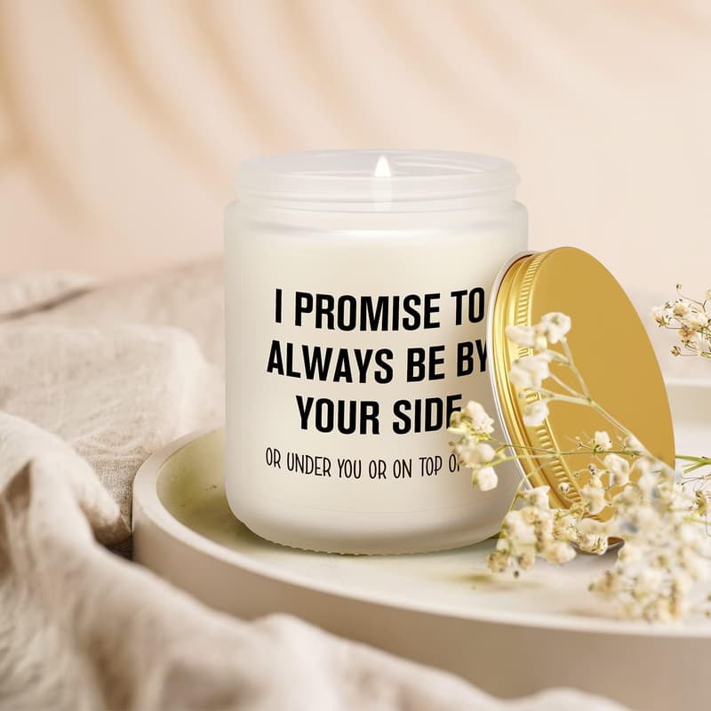I Love You Lavender Candle - Romantic Gift for Couples