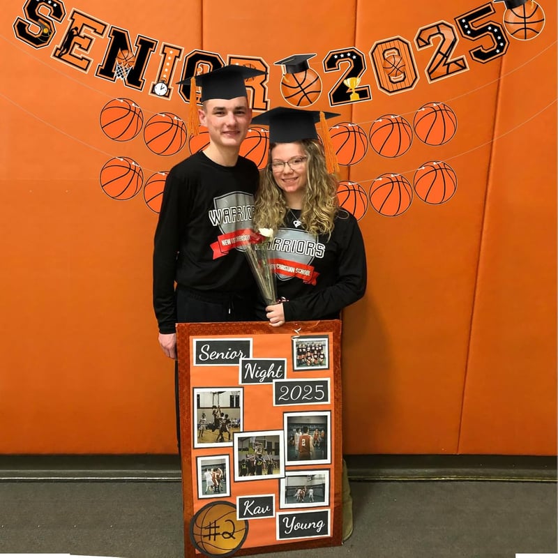 Senior Night Basketball Decorations - 2025 Graduation Banners
