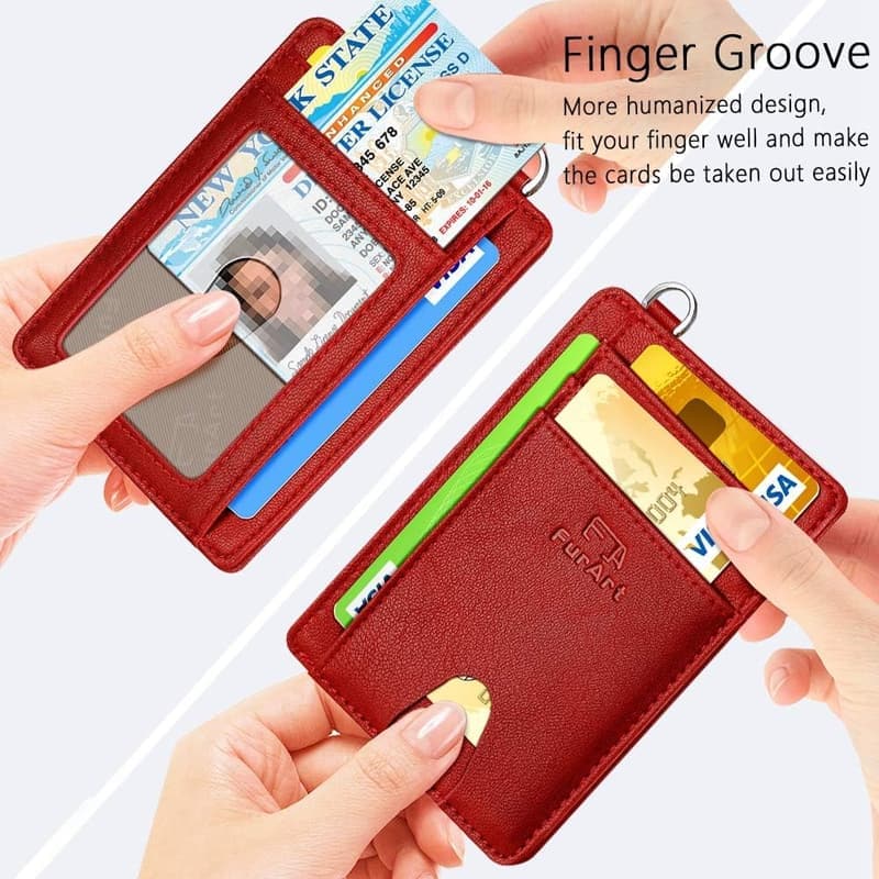 RFID Blocking Slim Minimalist Wallet for Men & Women