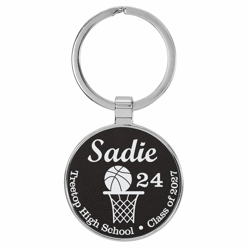 Basketball Senior Night Keychain Gift for Team Members
