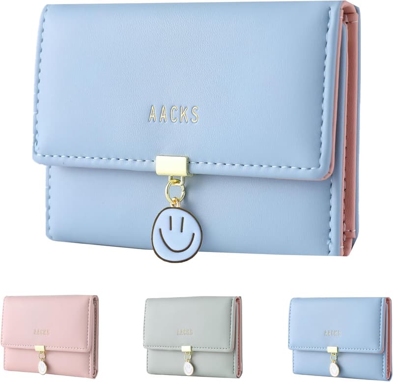 Blue Mini Wallet for Girls