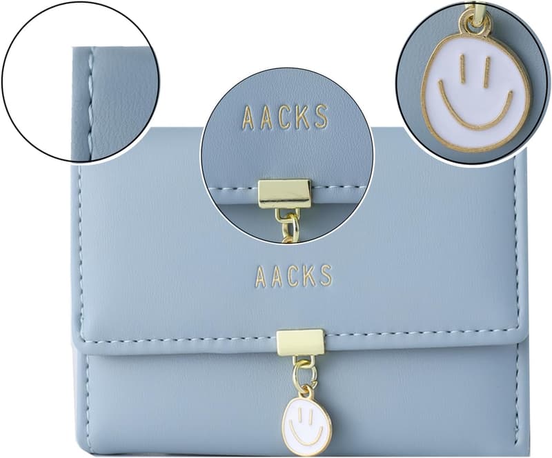 Blue Mini Wallet for Girls