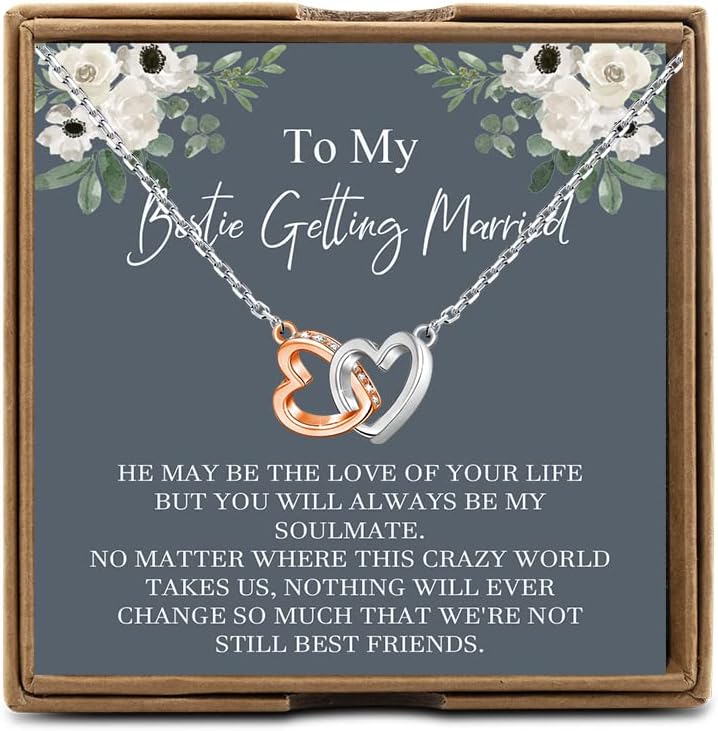 Bride Gift: Best Friend Necklace from Maid of Honor