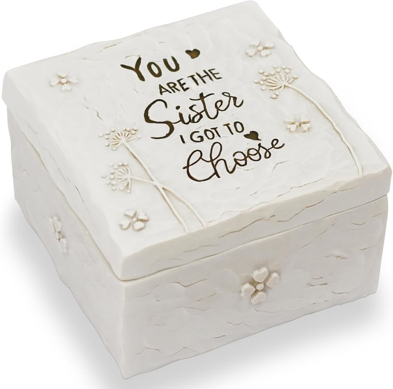 Friendship Keepsake Box - Hand-Painted Gift for Women