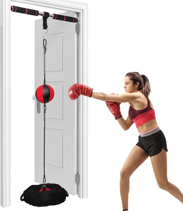 Boxing Training Kit with Double End Bag and Door Pull-Up Bar