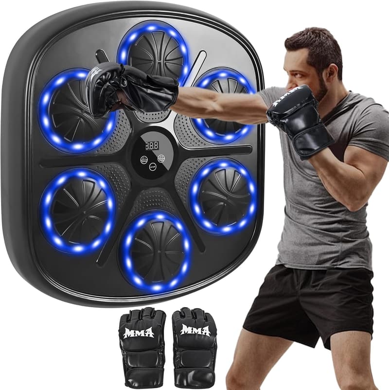 Boxing Wall-Mounted Machine with Bluetooth, 9 Modes & Speeds