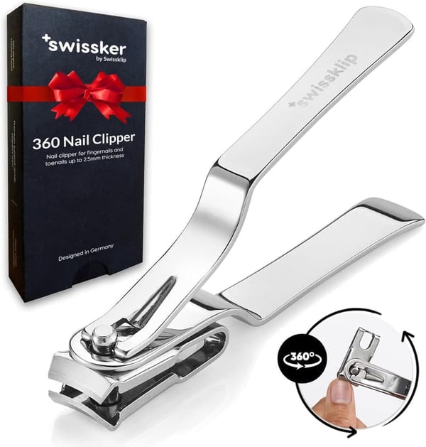 360° Rotating Surgical-Grade Nail Clippers for Men & Women