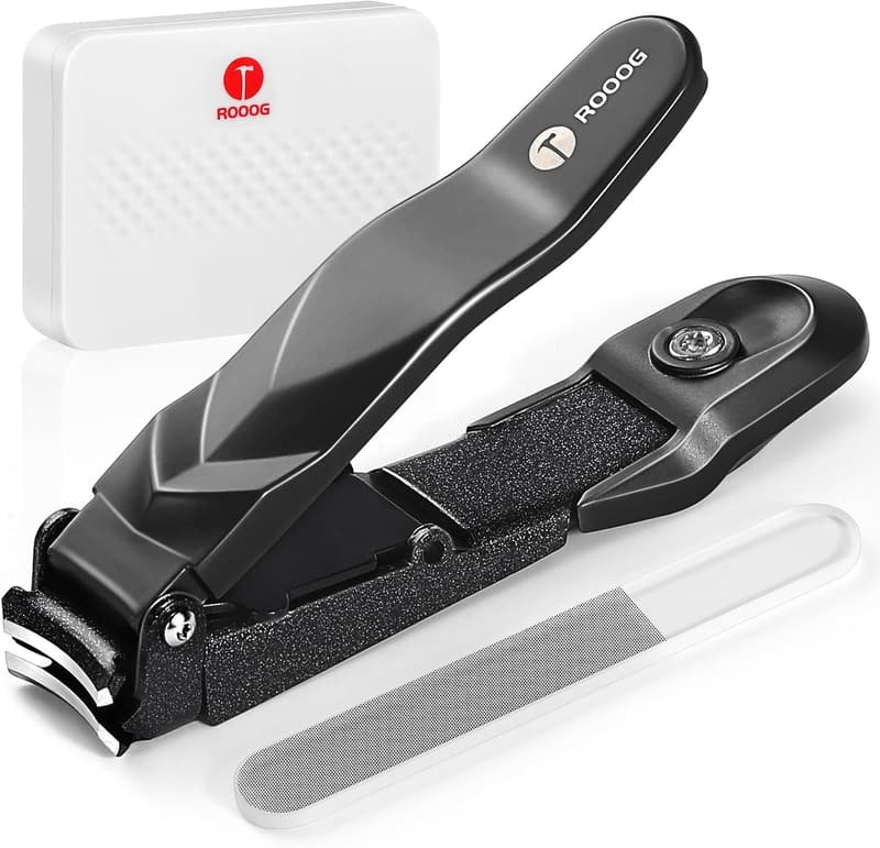 Professional Nail Clippers Set for Men & Women with Catcher