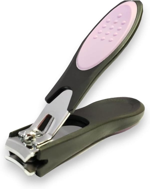 Stainless Steel Nail Clippers with Comfort Grip - Sharp and Sturdy