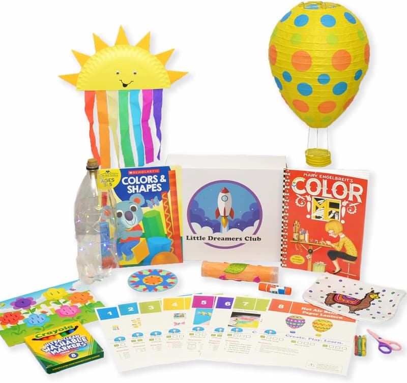 Creating with Colors Craft Box for Kids Ages 3-5