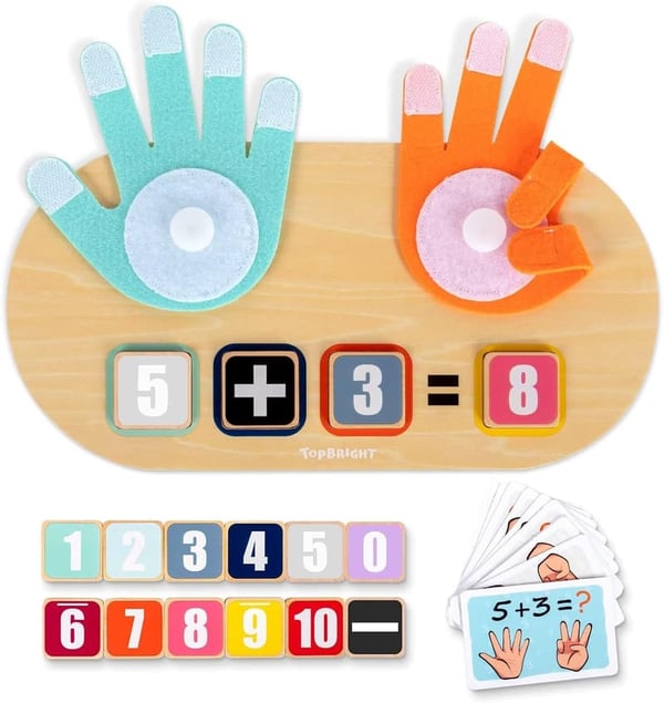 Montessori Counting Blocks Set for Preschool Learning (2-5)