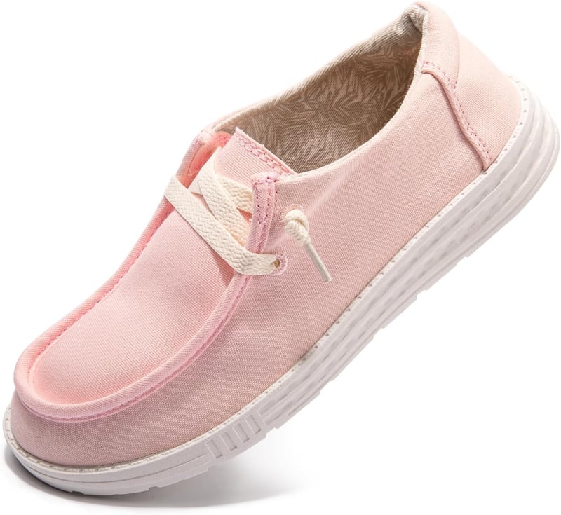 Women's Casual Canvas Slip-On Loafers for Walking