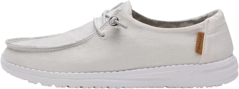 Wendy Chambray Lace-Up Loafers for Women