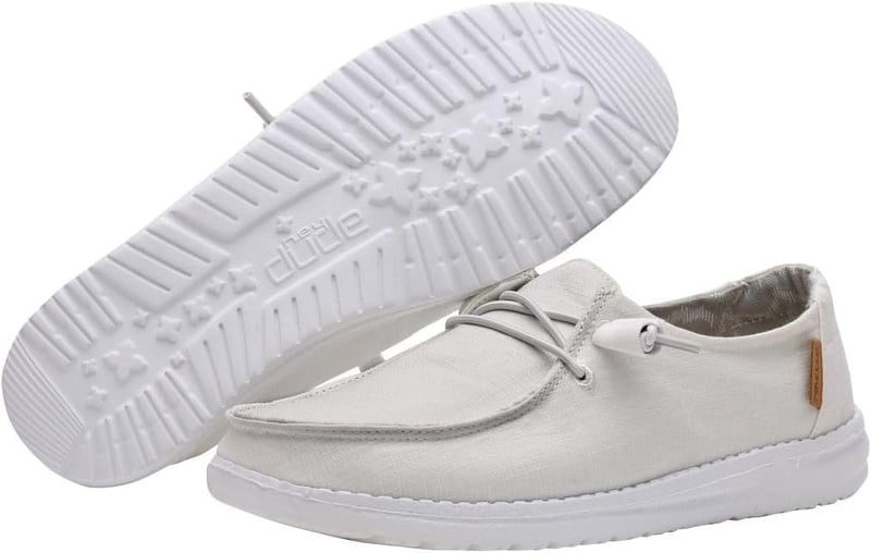 Wendy Chambray Lace-Up Loafers for Women