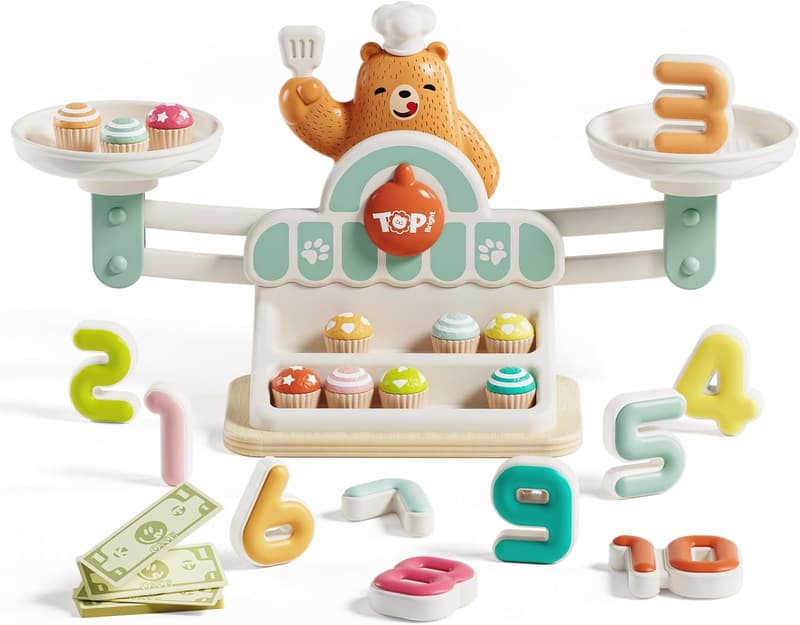 STEM Balance Math Game for Kids - Educational Learning Toy, Ages 3-5