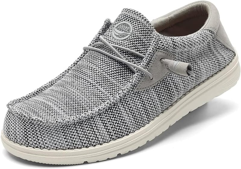 Men's Lightweight Slip-On & Lace-Up Casual Boat Shoes