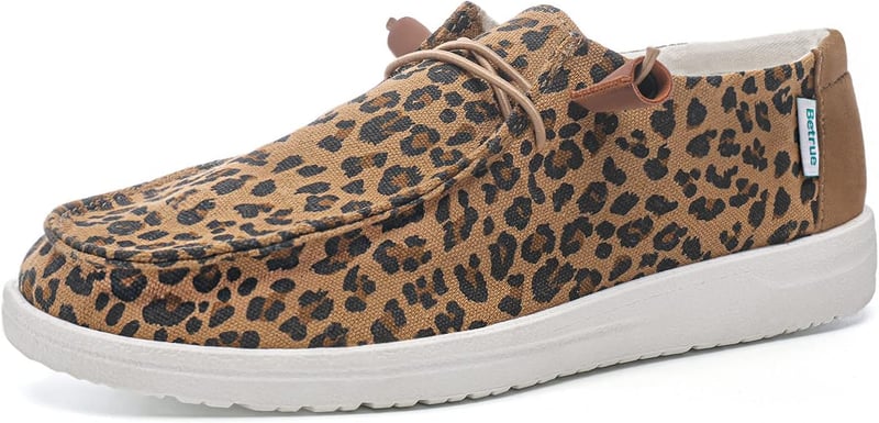 Women's Lightweight Slip-On Boat Shoes - Breathable Canvas Sneakers