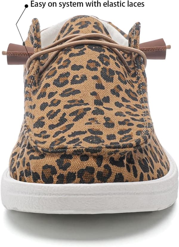 Women's Lightweight Slip-On Boat Shoes - Breathable Canvas Sneakers