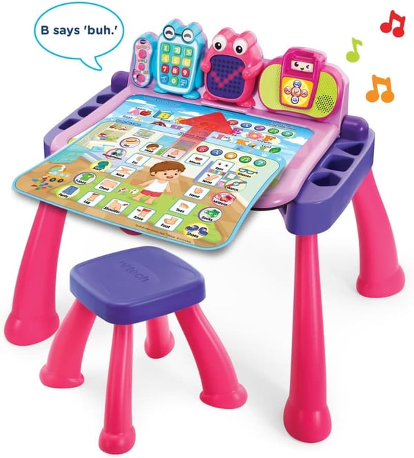 VTech Touch and Learn Deluxe Activity Desk in Pink