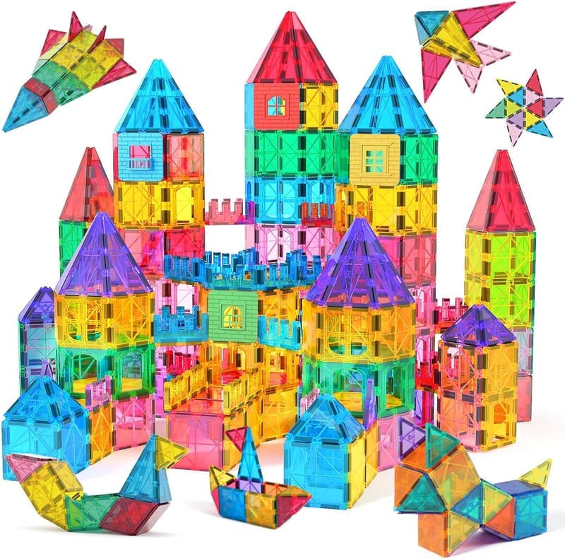 STEM Magnetic Building Tiles Set for Toddlers Ages 3+