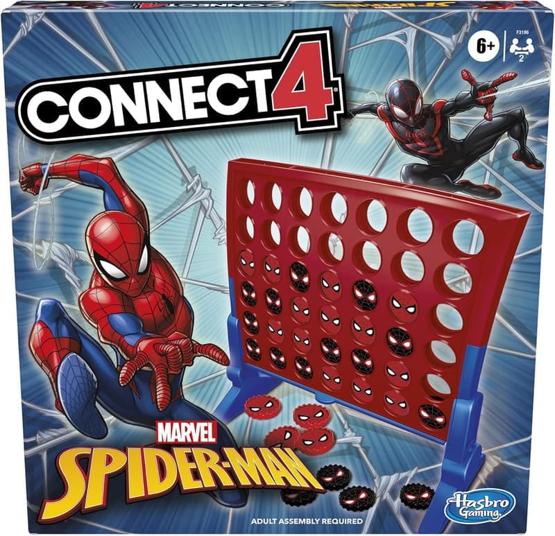 Marvel Spider-Man Connect 4 Board Game for 2 Players