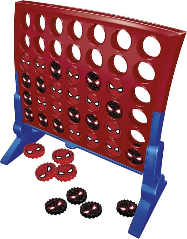 Marvel Spider-Man Connect 4 Board Game for 2 Players