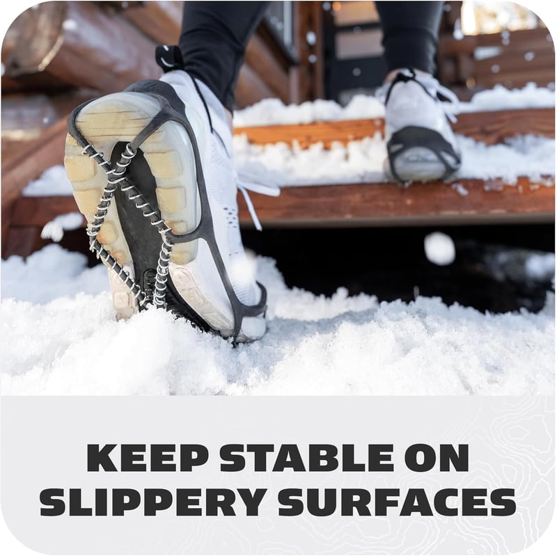 Yaktrax Walk Cleats – 360° Grip for Snow and Ice, Unisex