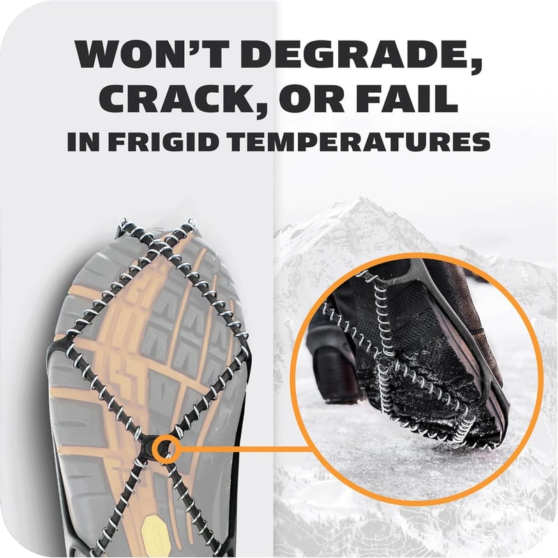 Yaktrax Walk Cleats – 360° Grip for Snow and Ice, Unisex