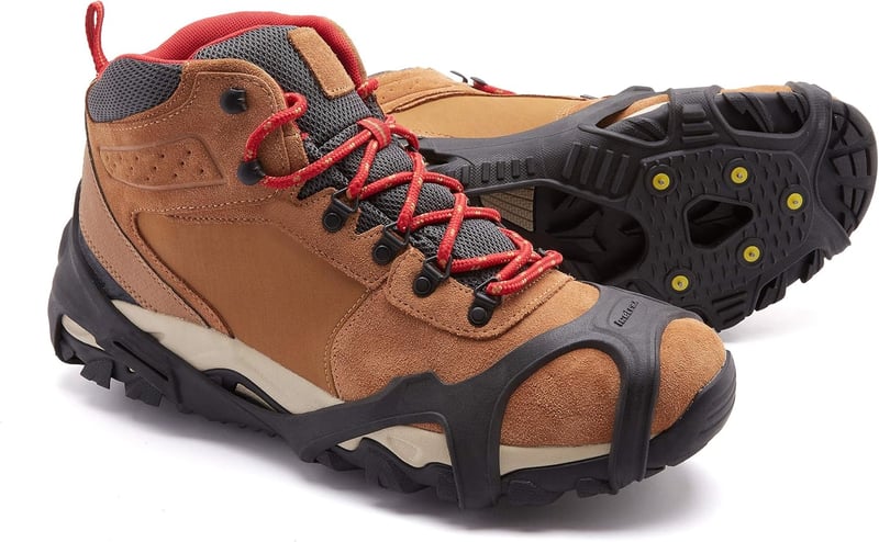 Ice Cleats for Shoes & Boots - Non-Slip Tungsten Crampons