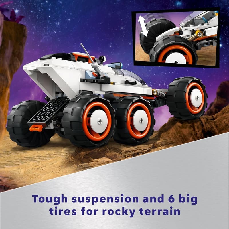 LEGO City Space Explorer Rover Set with Alien Figures, 6+
