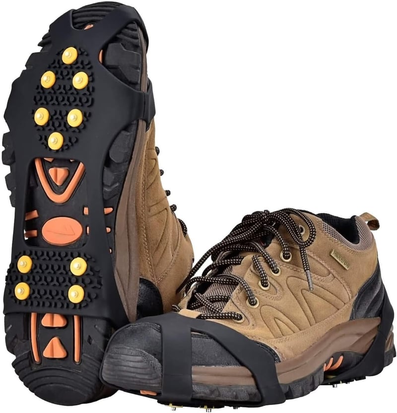 Aliglow Ice Traction Cleats for Boots and Shoes
