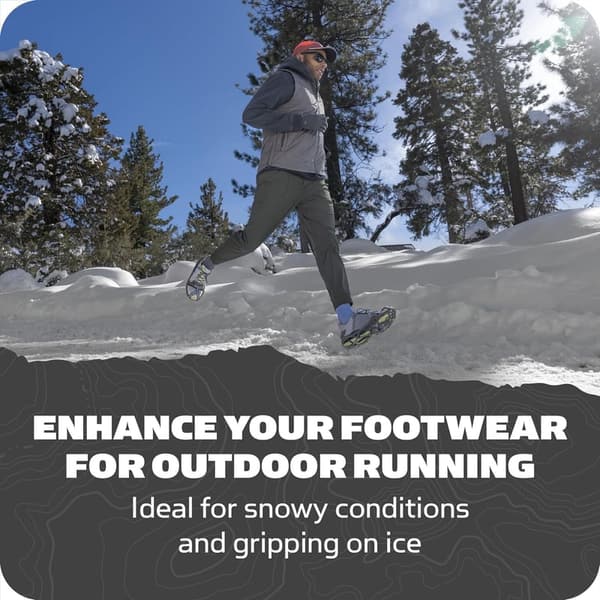 Yaktrax Run Traction Cleats for Snow and Ice Running