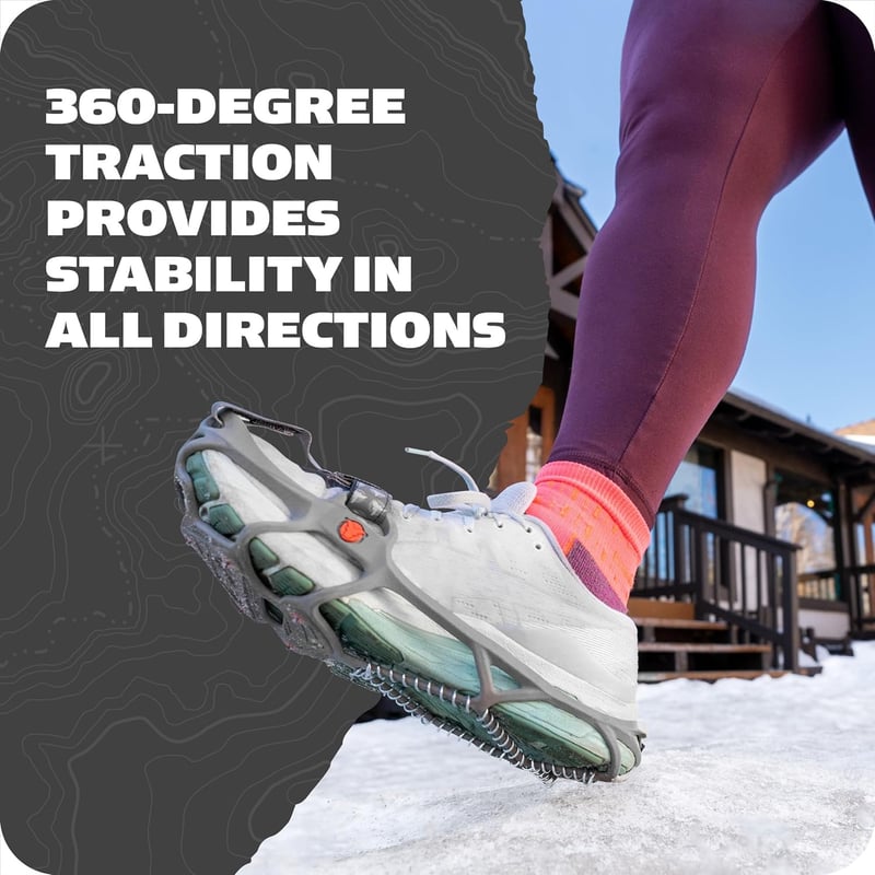 Yaktrax Run Traction Cleats for Snow and Ice Running