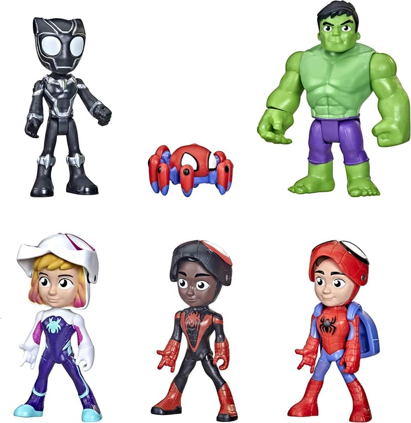 Marvel Spidey and Friends 4-Inch Action Figures Multipack for Kids 3+