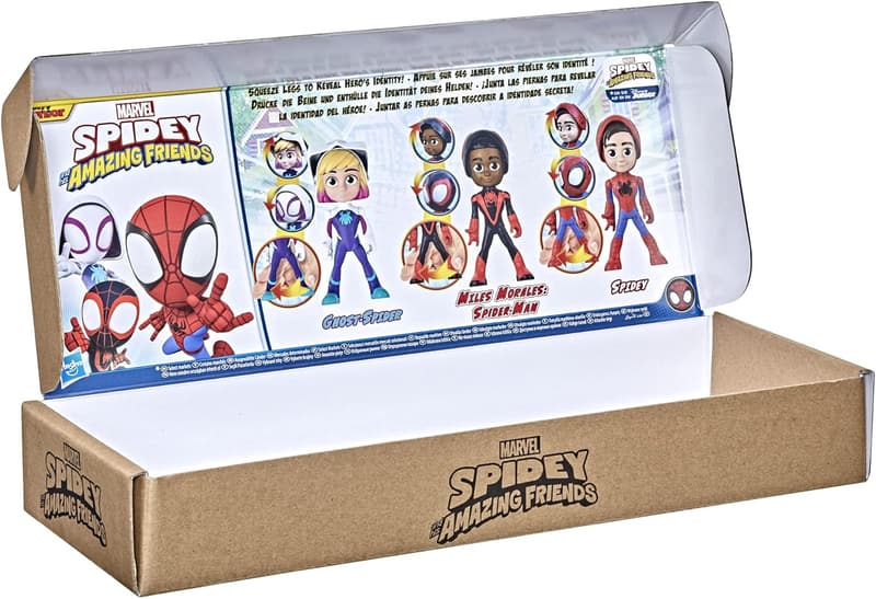 Marvel Spidey and Friends 4-Inch Action Figures Multipack for Kids 3+