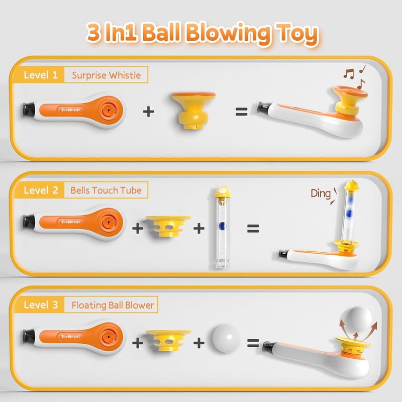 Montessori 3-in-1 Sensory Toy for Toddlers - Learning Gift