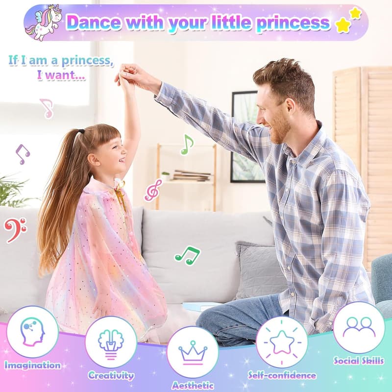 Princess Dress-Up Toys for Girls Ages 3-9