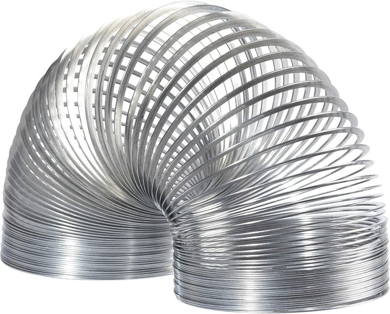 Metal Slinky Fidget Toy - 2.75-Inch Diameter