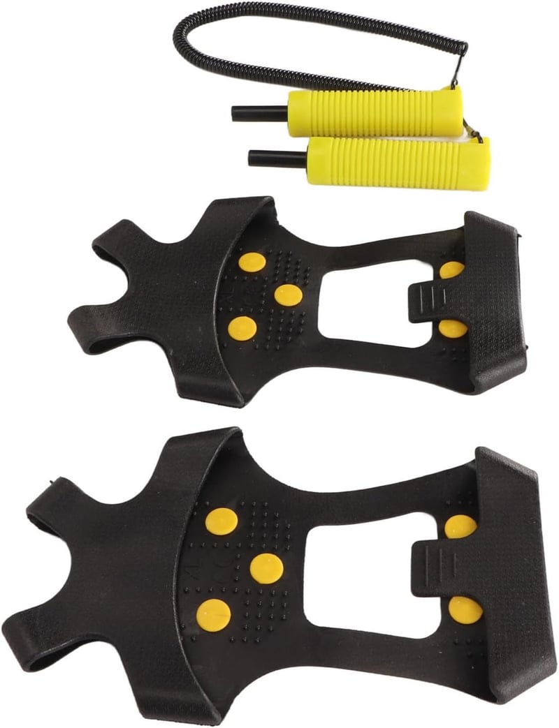 Retractable Ice Awls - Durable Stainless Steel Spikes for Fishing