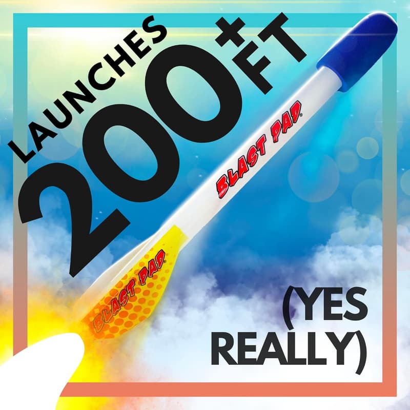 Highest Flying Blast Pad Rocket Launcher for Kids Ages 6+