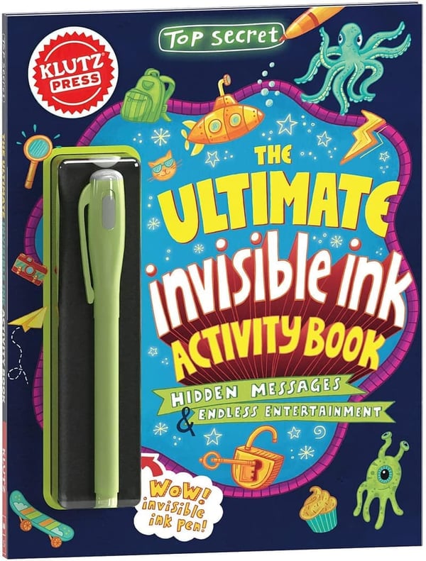 Invisible Ink Activity Book for Kids - Fun Secret Messages
