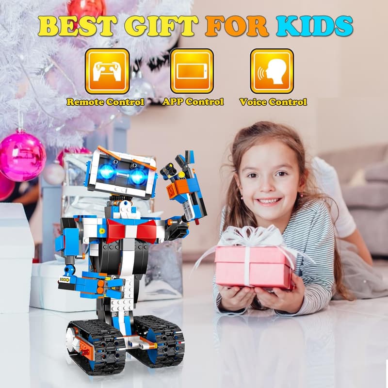 STEM Robot Building Kit for Kids Ages 8-12 - 635 Pieces