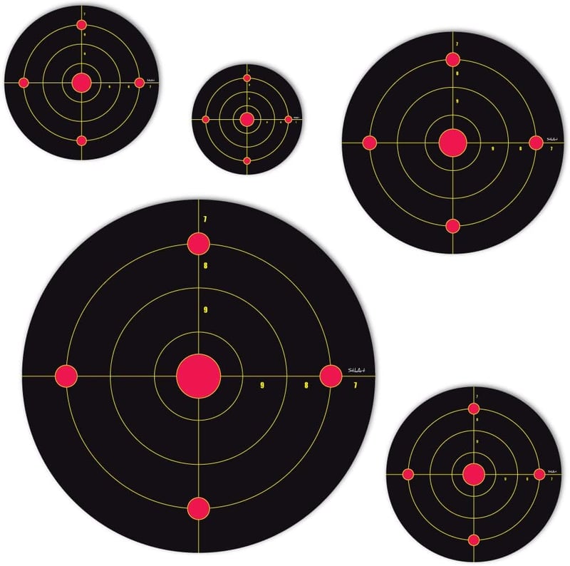 Nerf Gun Shooting Target Wall Decals for Indoor Practice